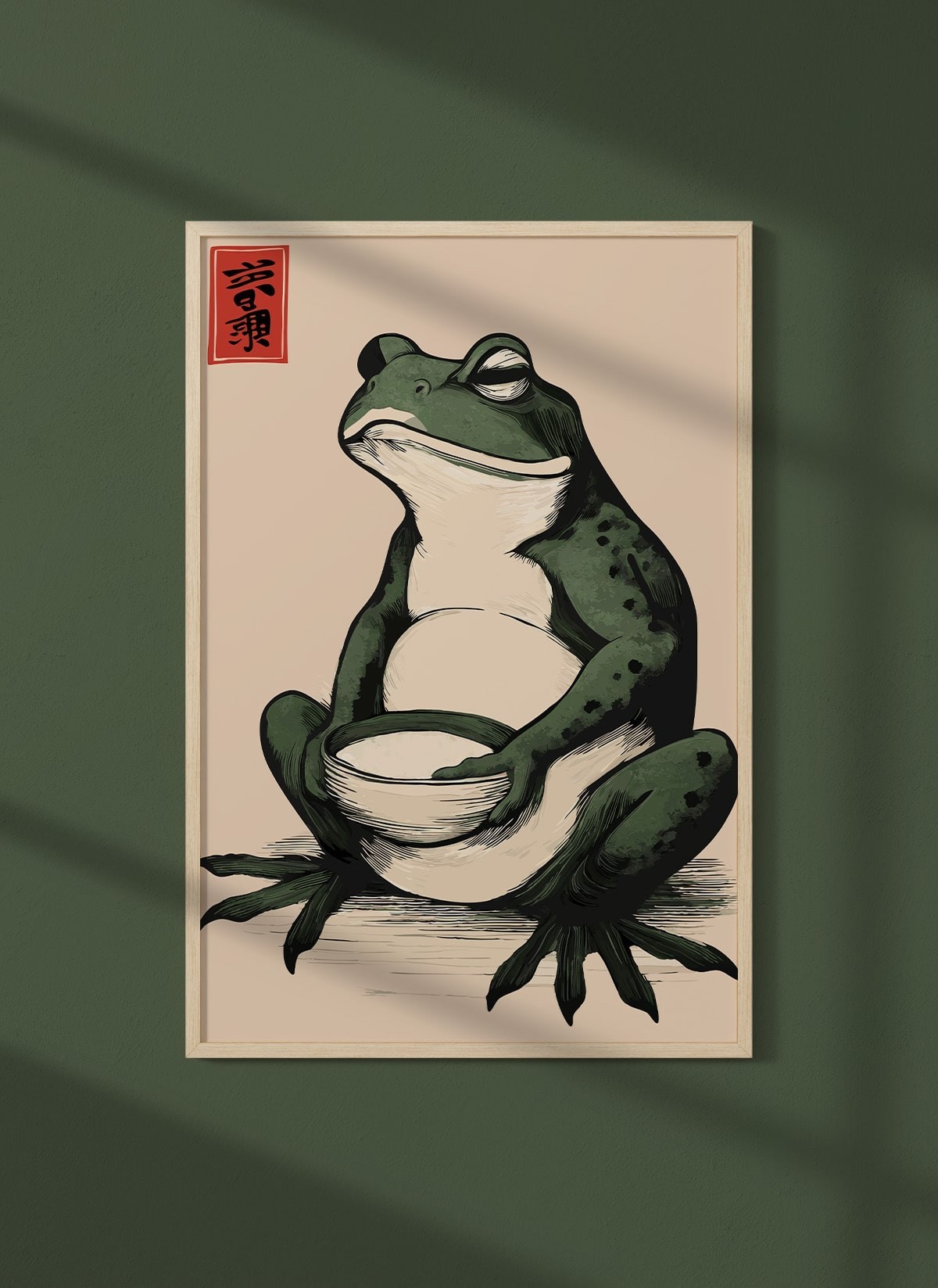 Affiche Grenouille zen