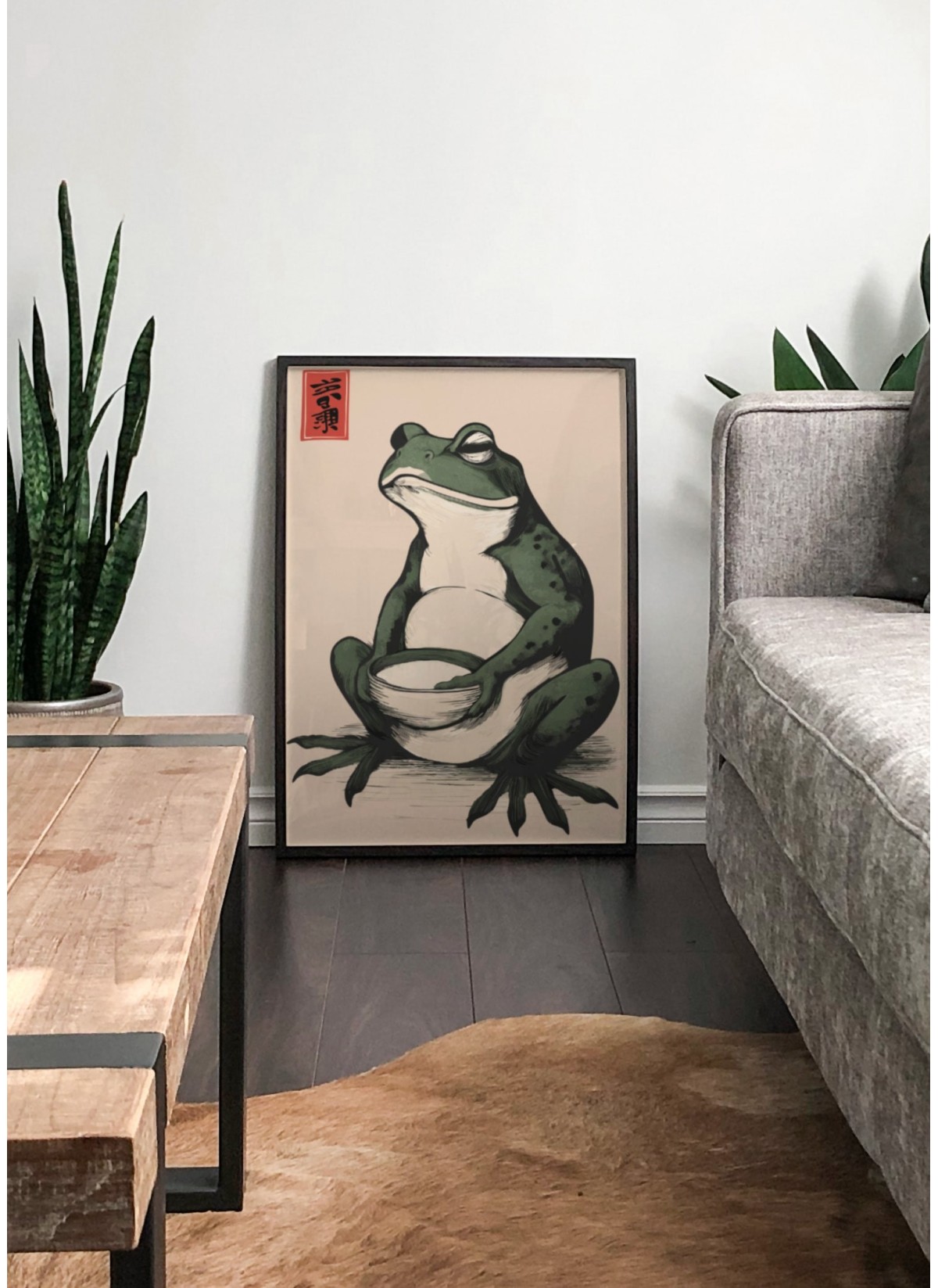 Affiche Grenouille zen