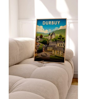 Affiche ville Durbuy