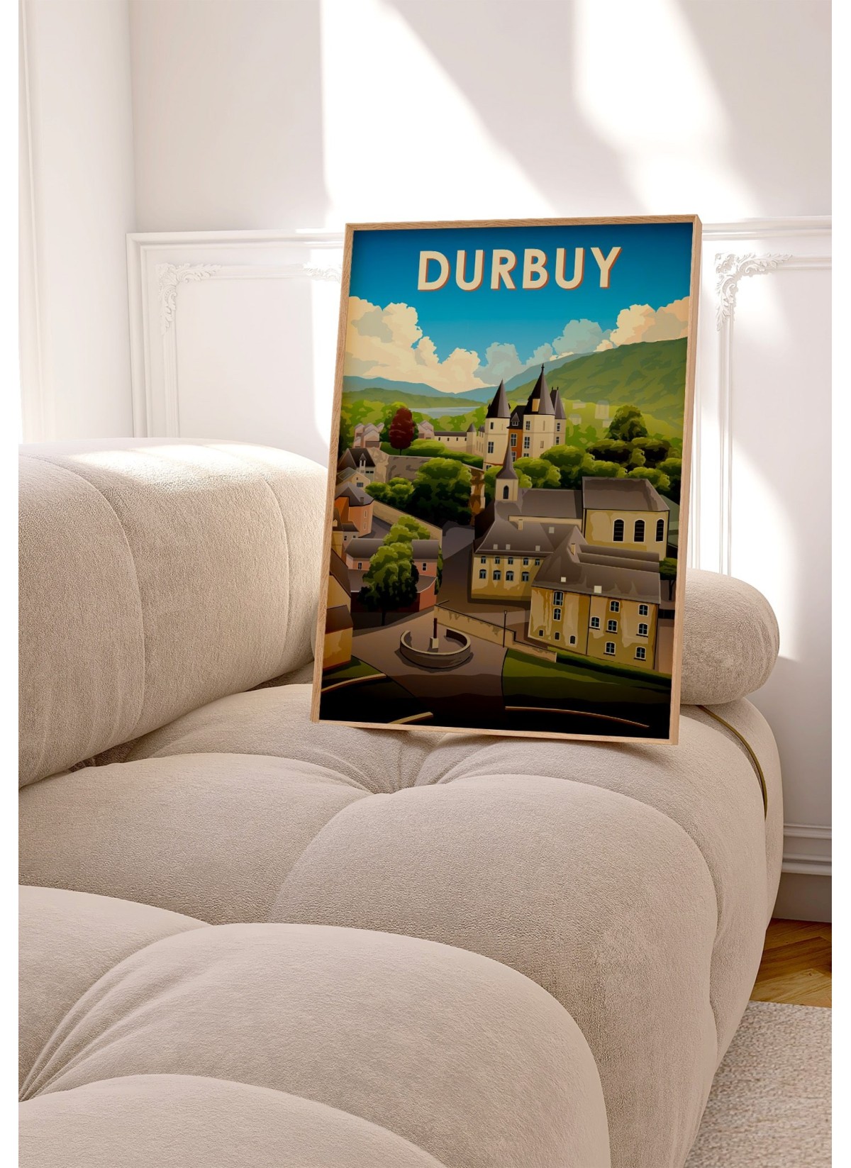 Affiche ville Durbuy