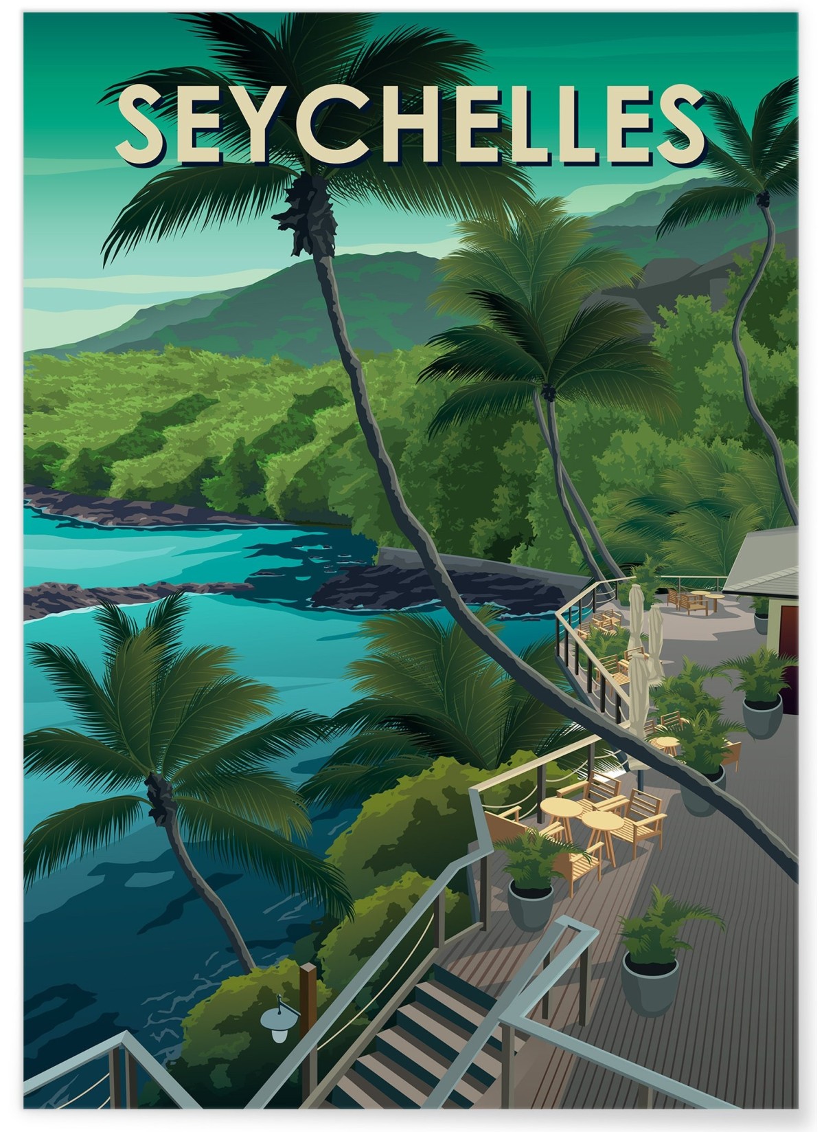 Affiche Seychelles