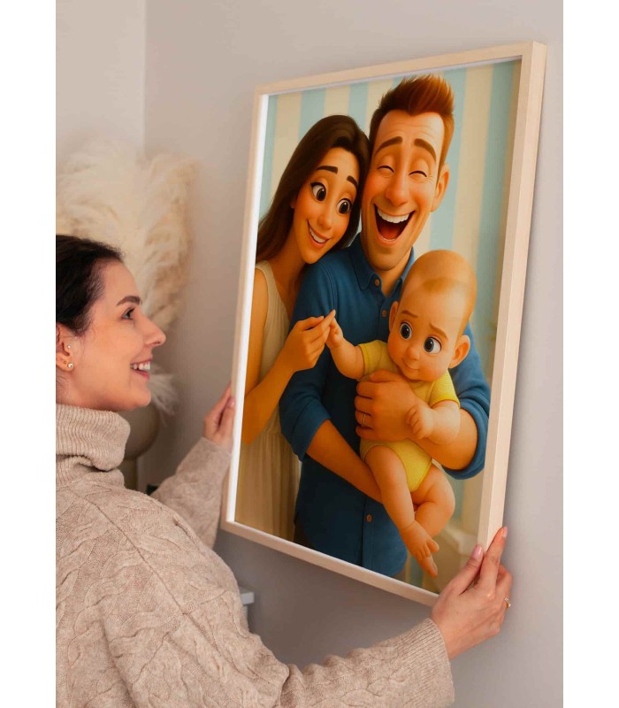 Affiche Style Film d'Animation Personnalisée
