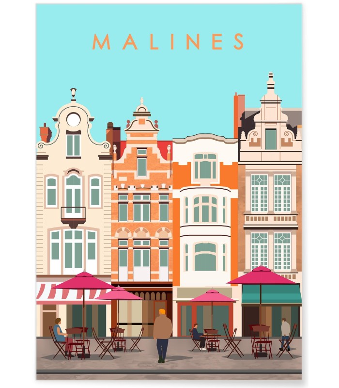 Affiche ville Malines