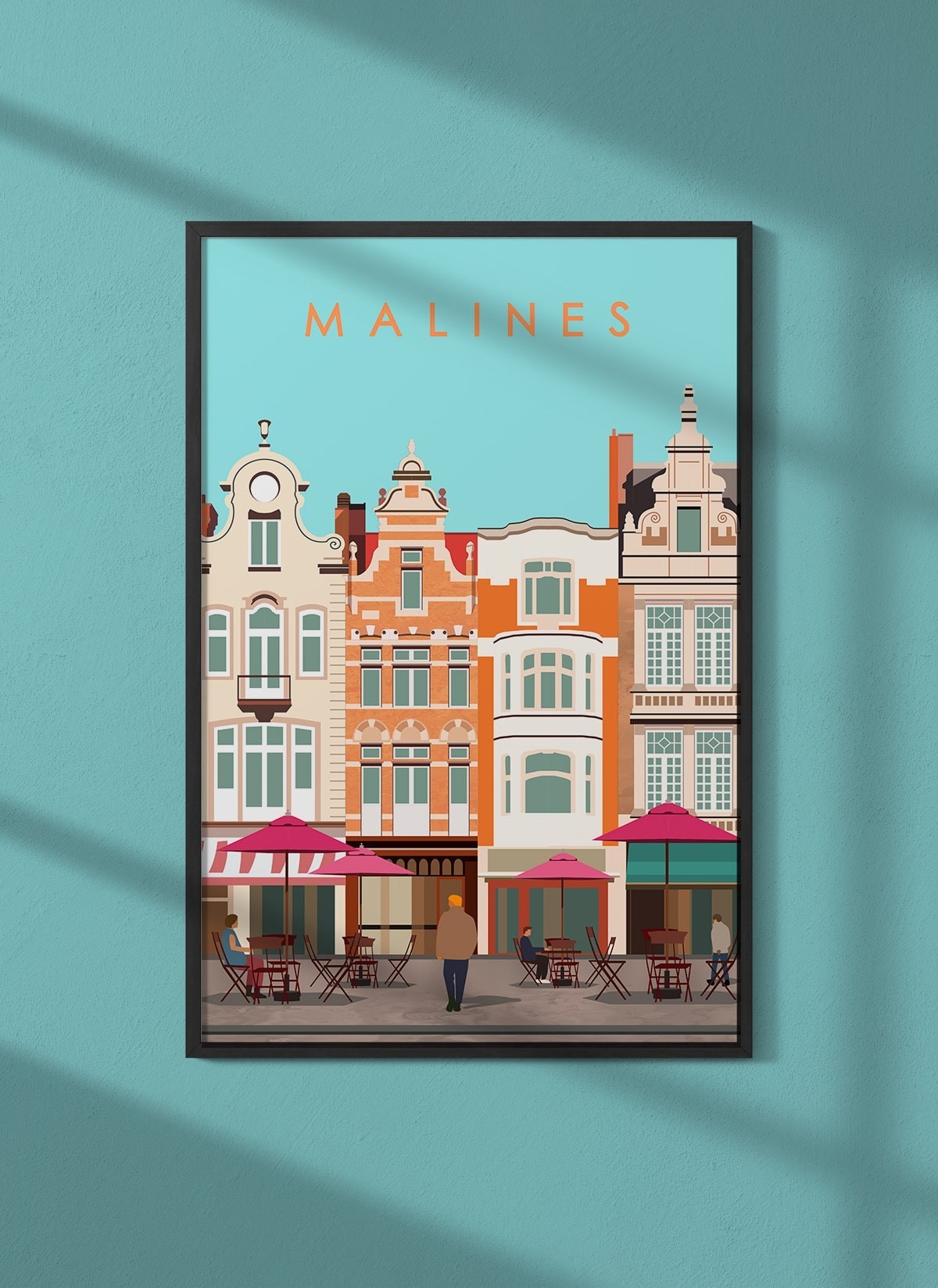 Affiche ville Malines