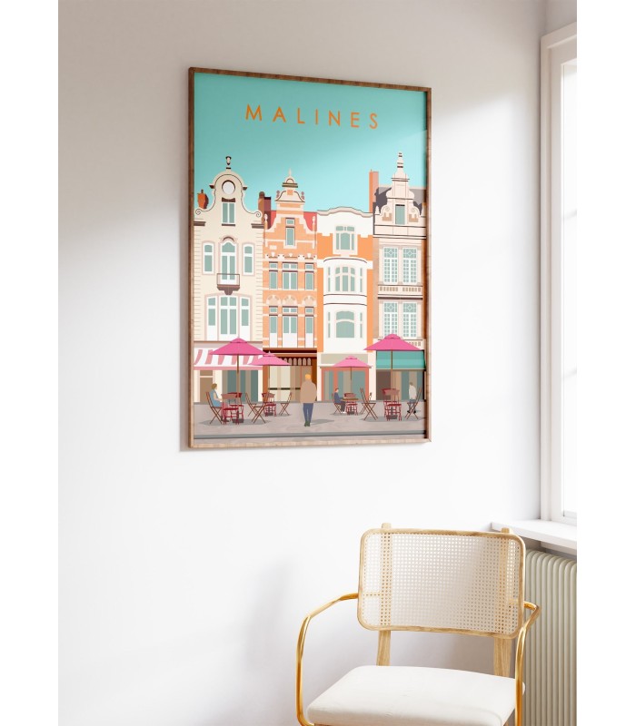 Affiche ville Malines