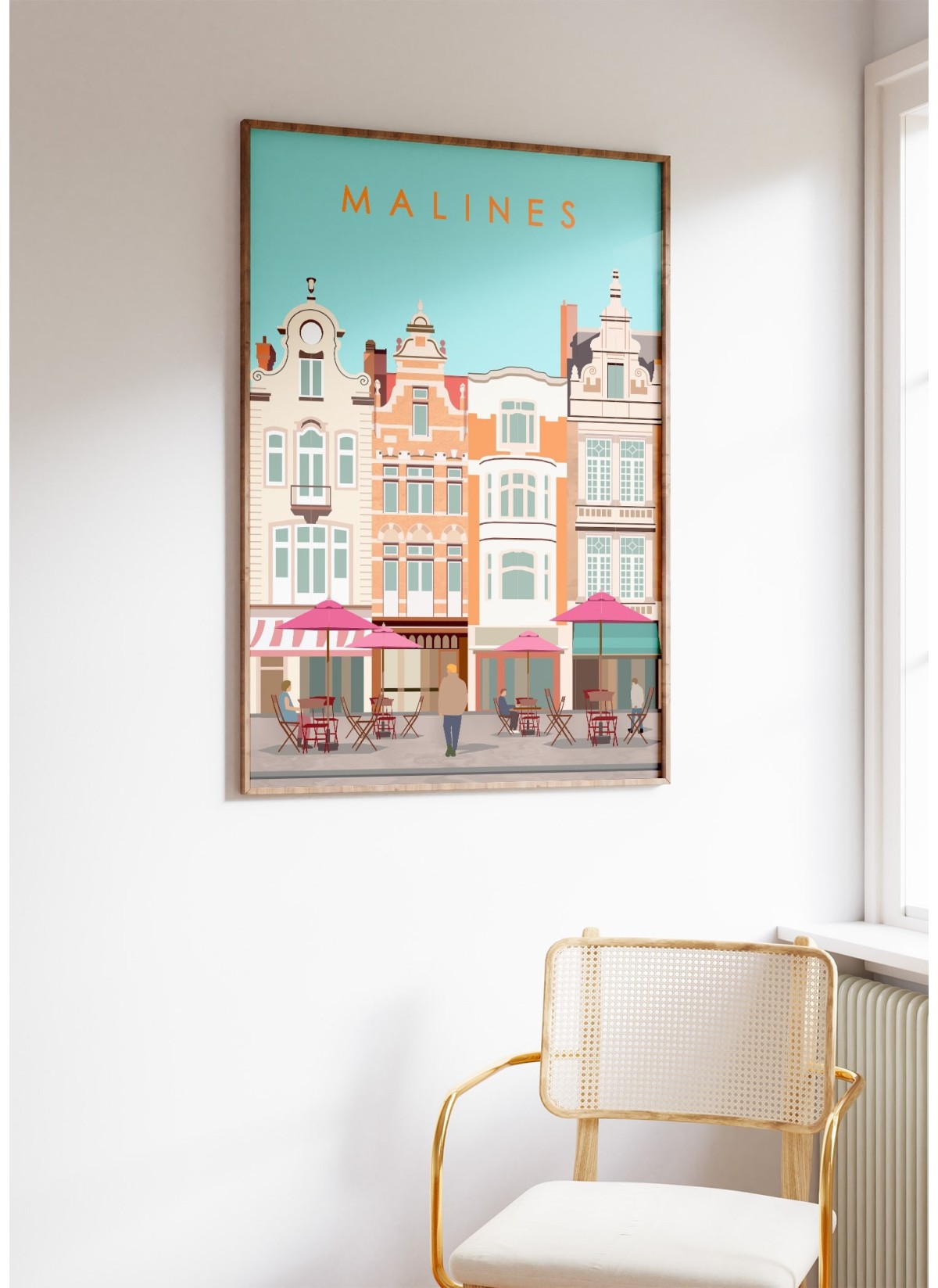 Affiche ville Malines