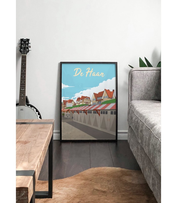 Affiche ville De Haan