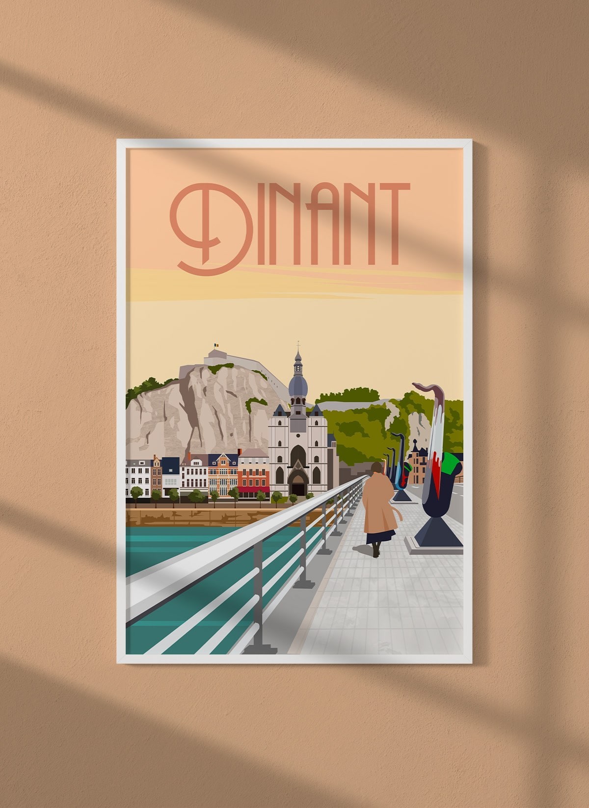 Affiche ville Dinant