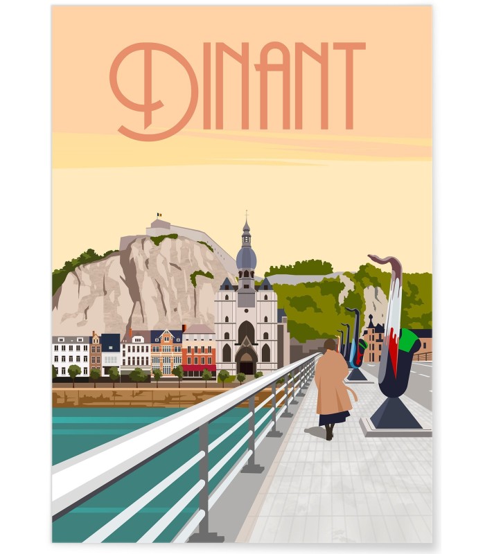 Affiche ville Dinant