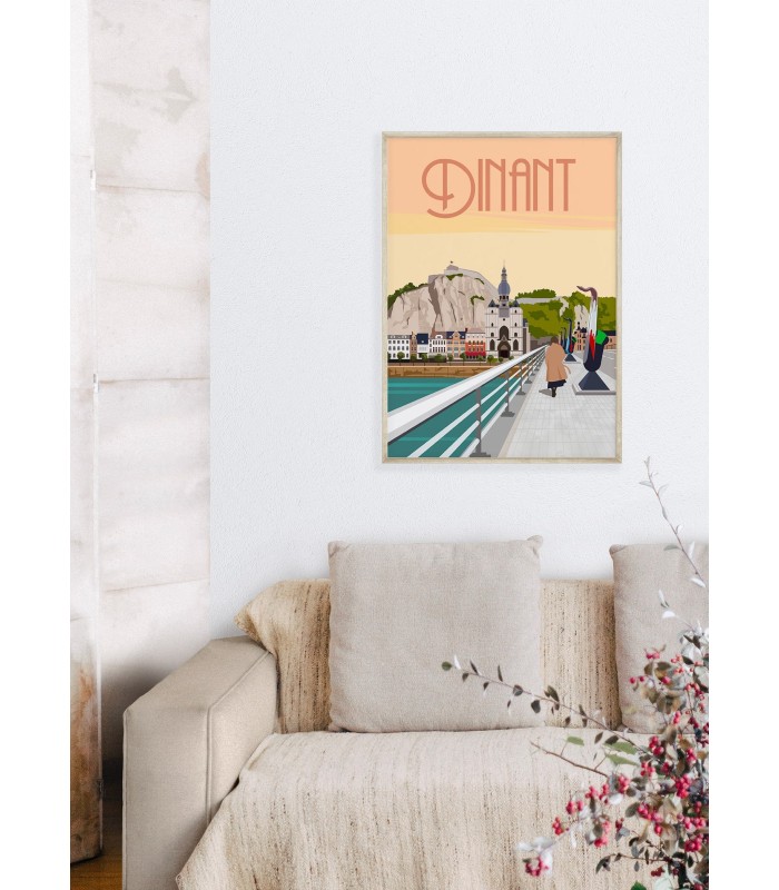 Affiche ville Dinant