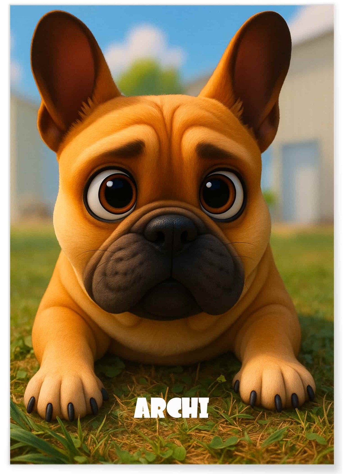 Affiche Style Animation 3D Personnalisée – Portrait magique par IA | LAFFICHERIE