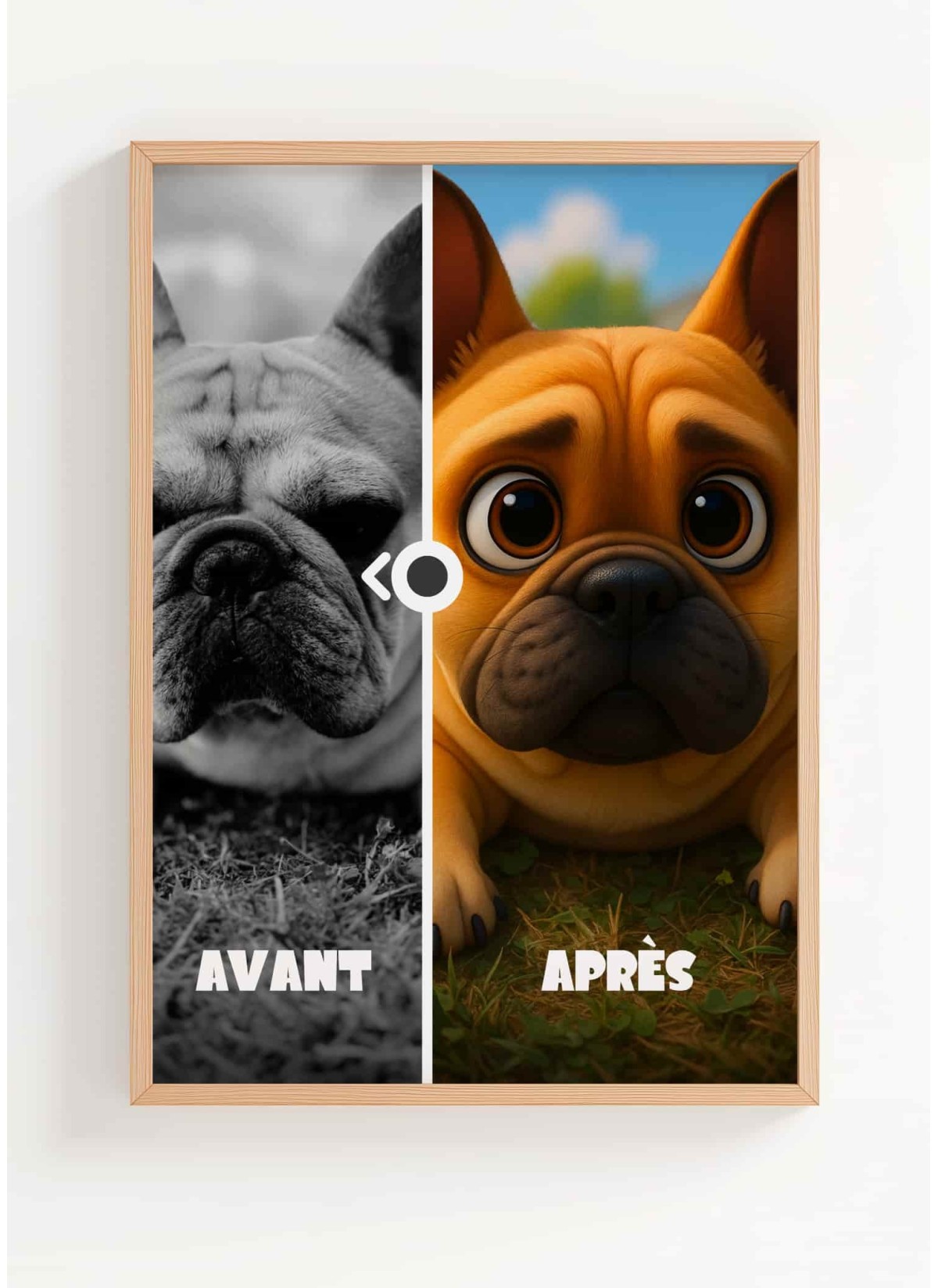 Affiche Style Animation 3D Personnalisée – Portrait magique par IA | LAFFICHERIE
