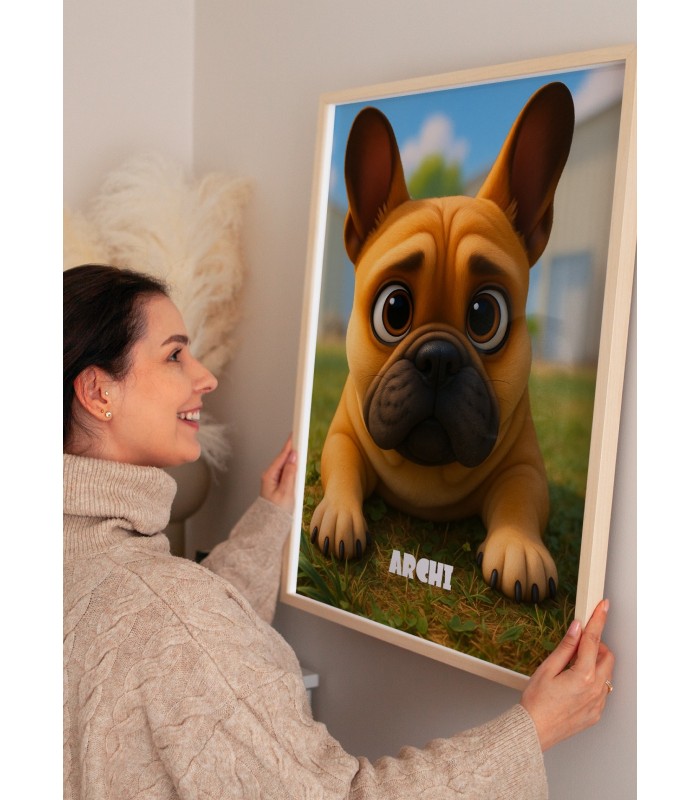 Affiche animaux style Film d'Animation