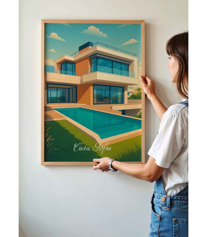 Affiche votre maison illustrée