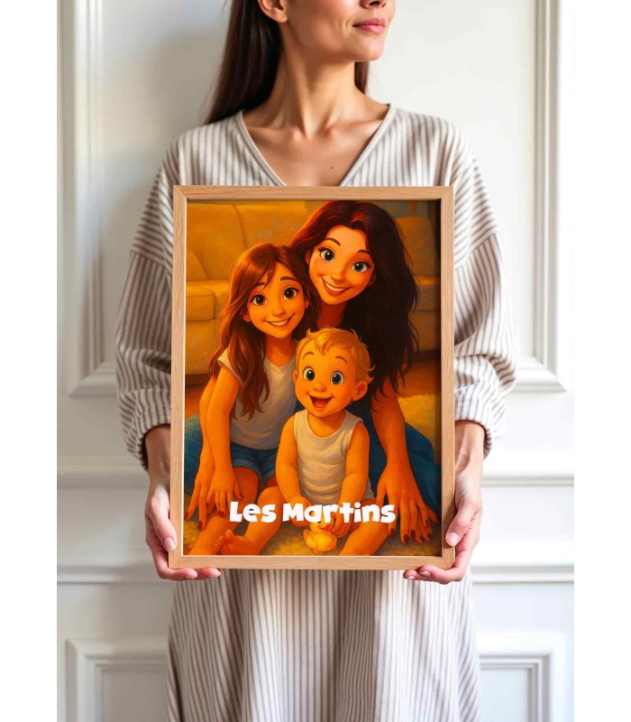 Affiche Style Film d'Animation Personnalisée 2