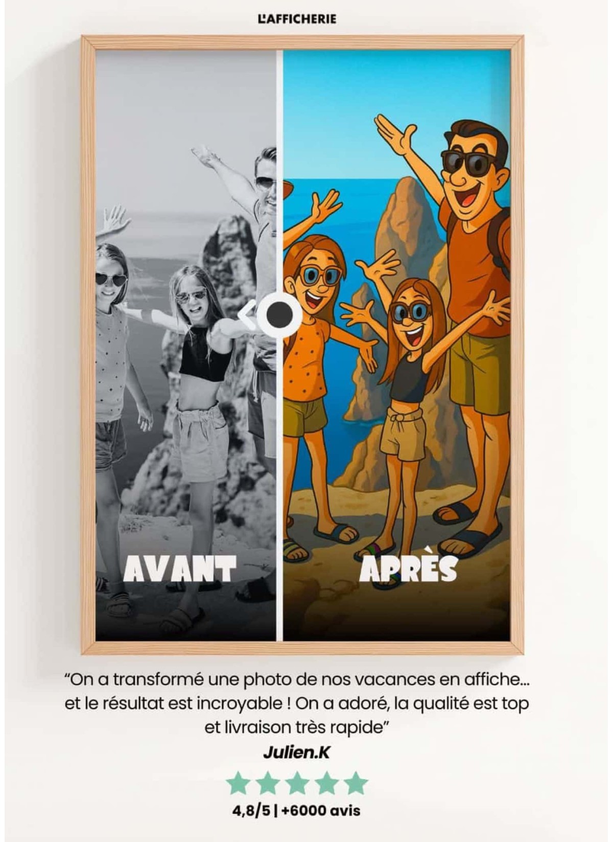 Affiche Cartoon Vintage Personnalisée – Style dessin animé rétro | LAFFICHERIE