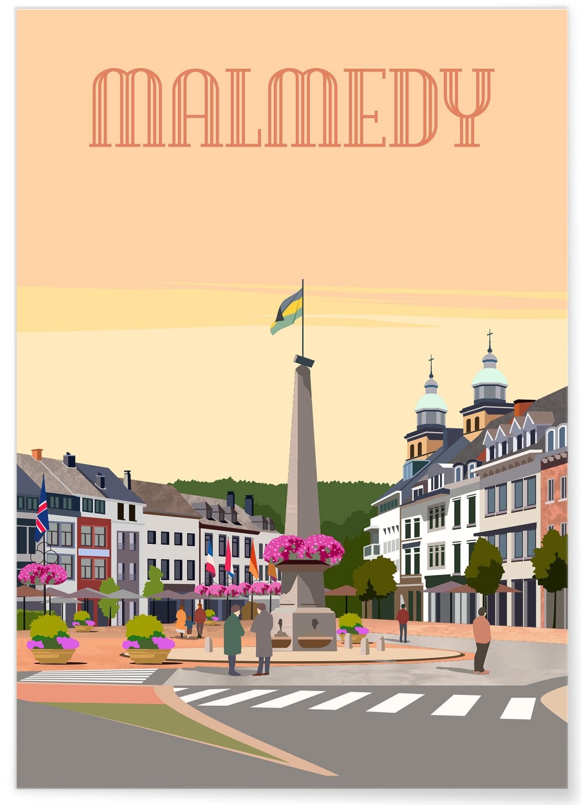 Affiche ville Malmedy