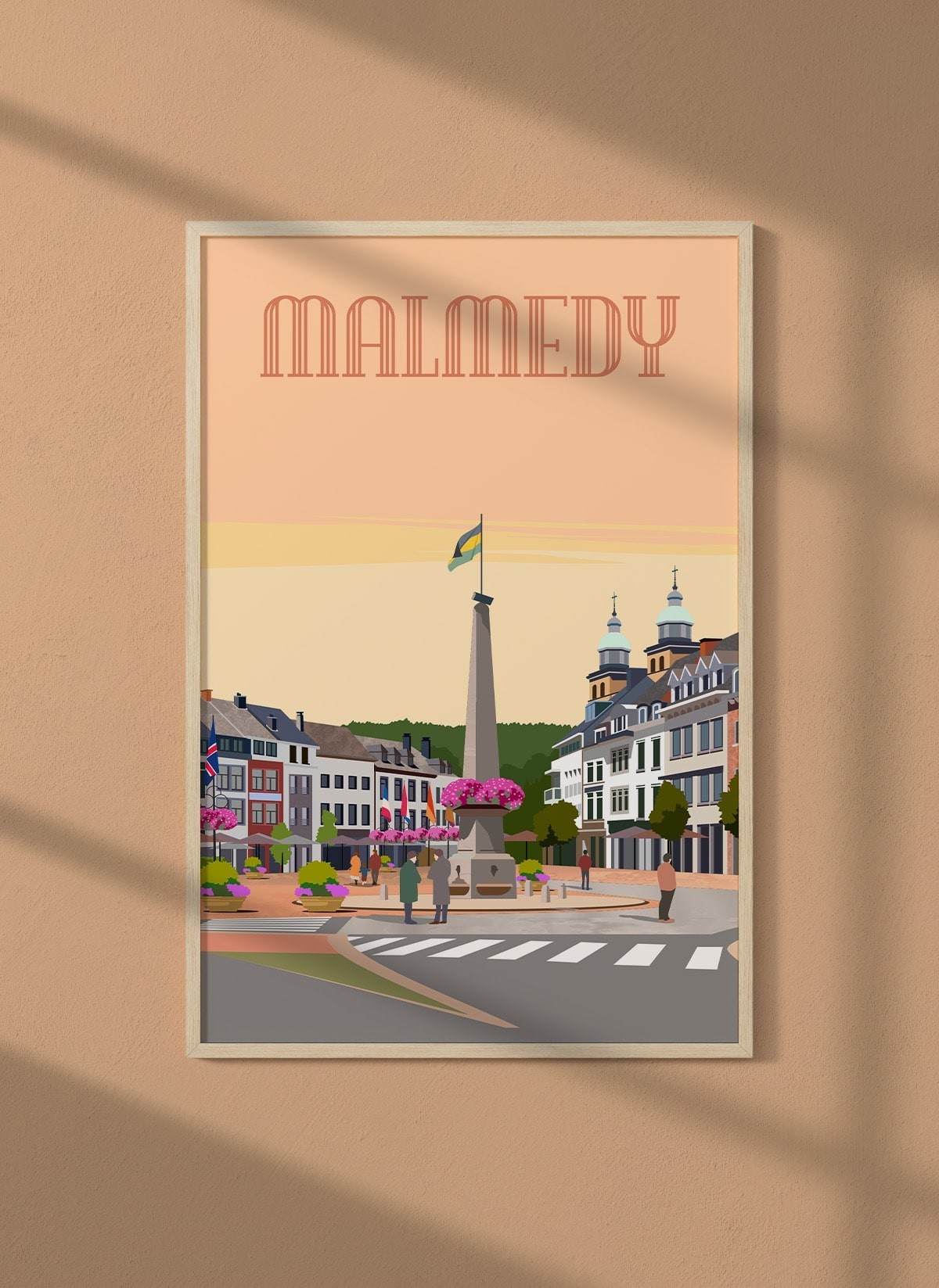 Affiche ville Malmedy