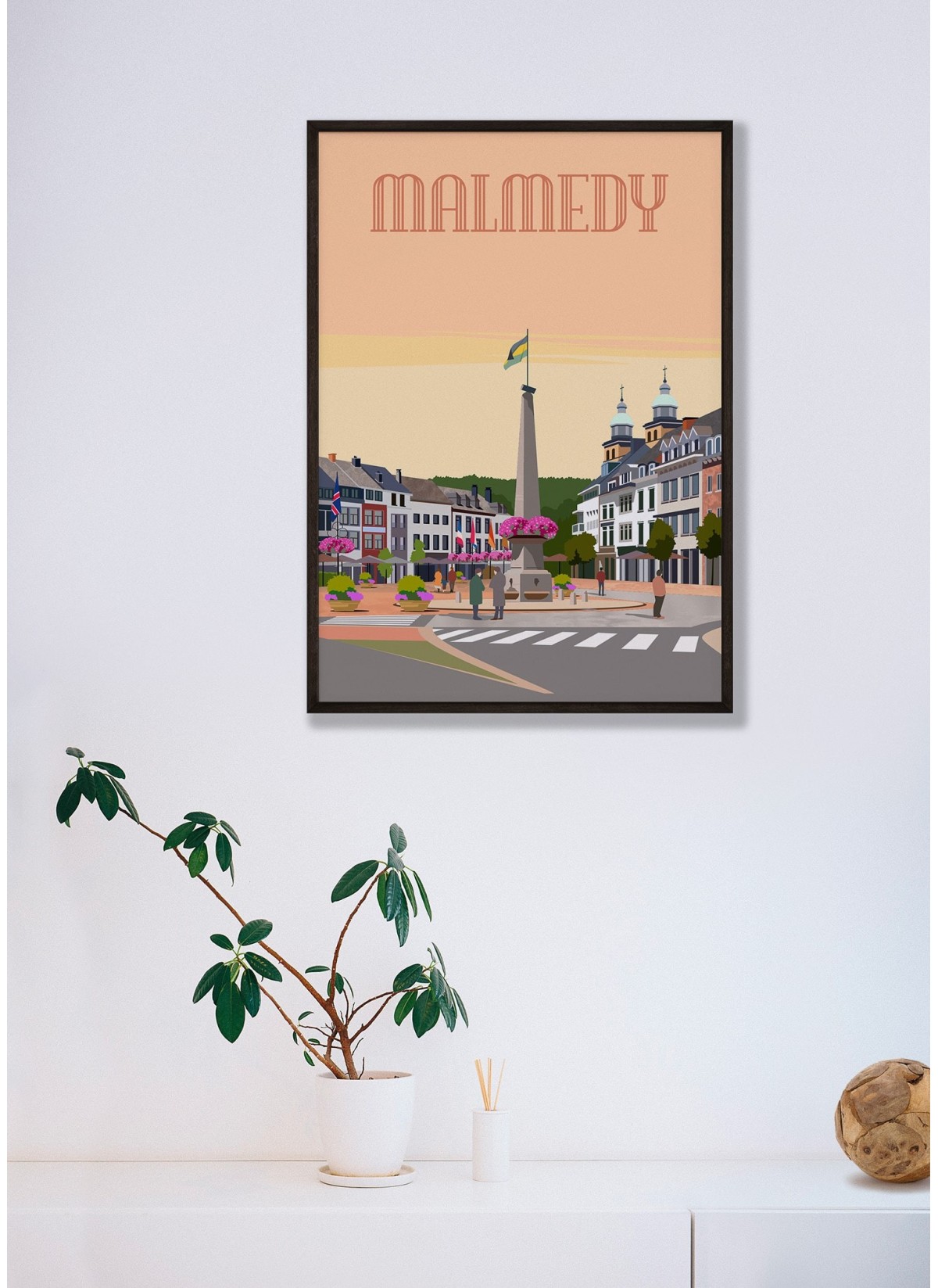 Affiche ville Malmedy