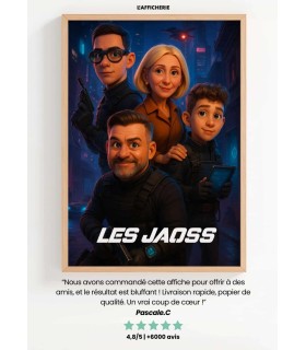 Affiche film d'espions personnalisée
