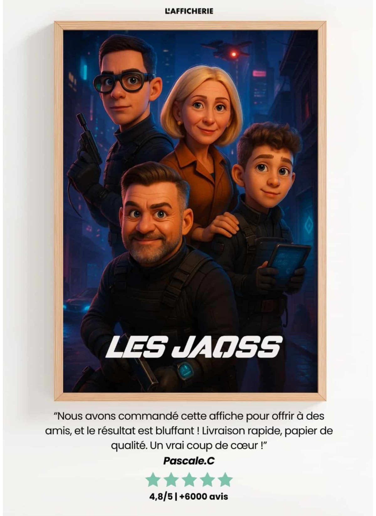 Affiche Espion personnalisée | L’AFFICHERIE