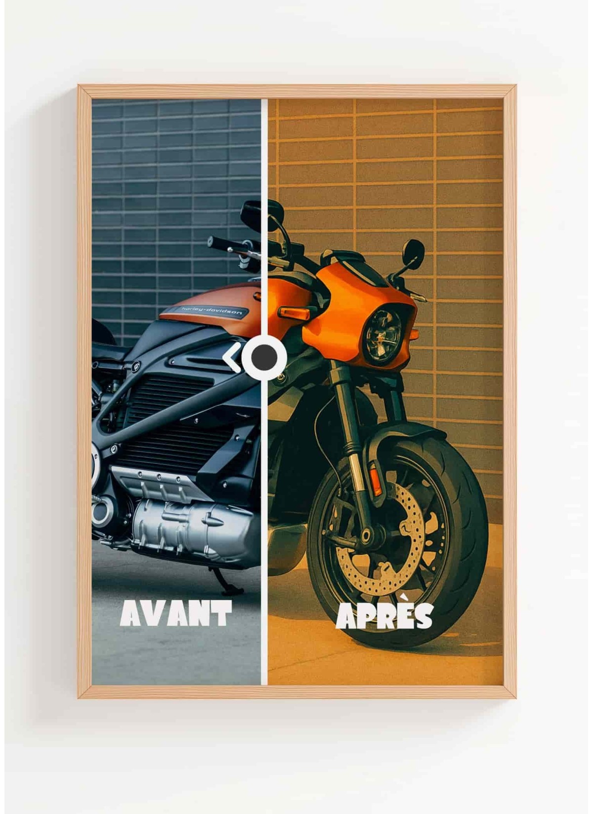 Affiche Moto Personnalisée Style Vintage | L’AFFICHERIE