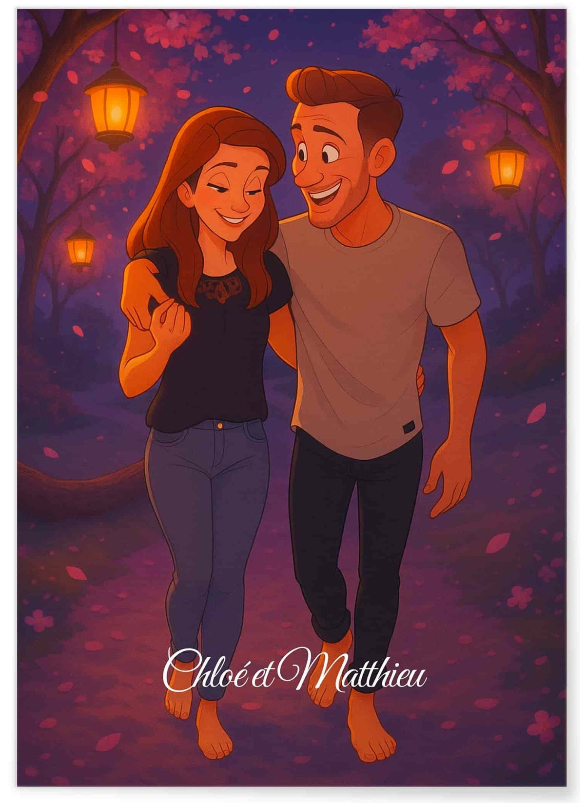 Affiche film d'animation romantique | L’AFFICHERIE
