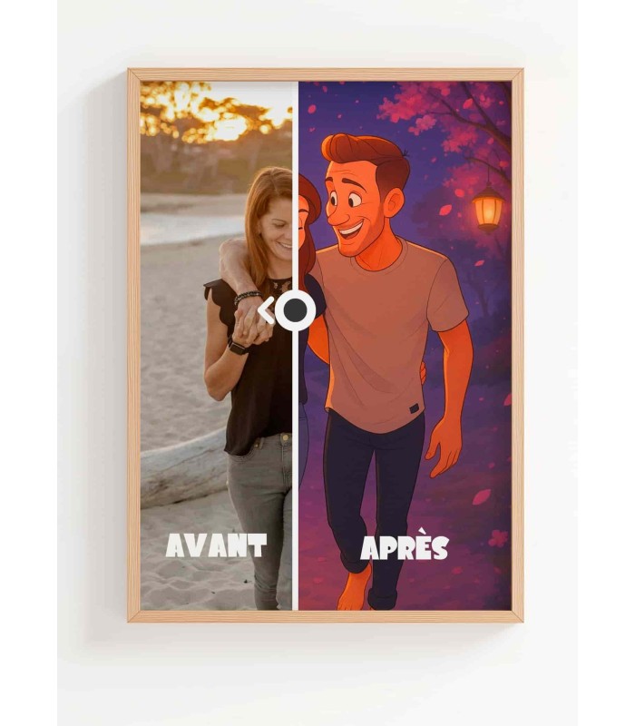 Affiche film d'animation romantique | L’AFFICHERIE