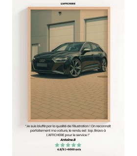 Affiche Personnalisée de votre voiture