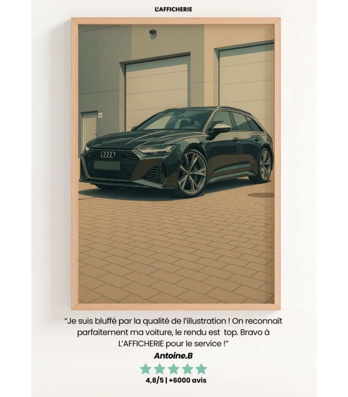 Affiche Personnalisée de votre voiture