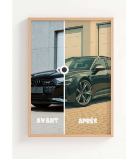 Affiche personnalisée voiture – Illustration premium style poster | L’AFFICHERIE