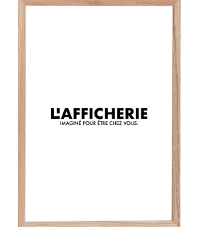 Cadre Poster Bois, pour affiches décoratives |  L’Afficherie