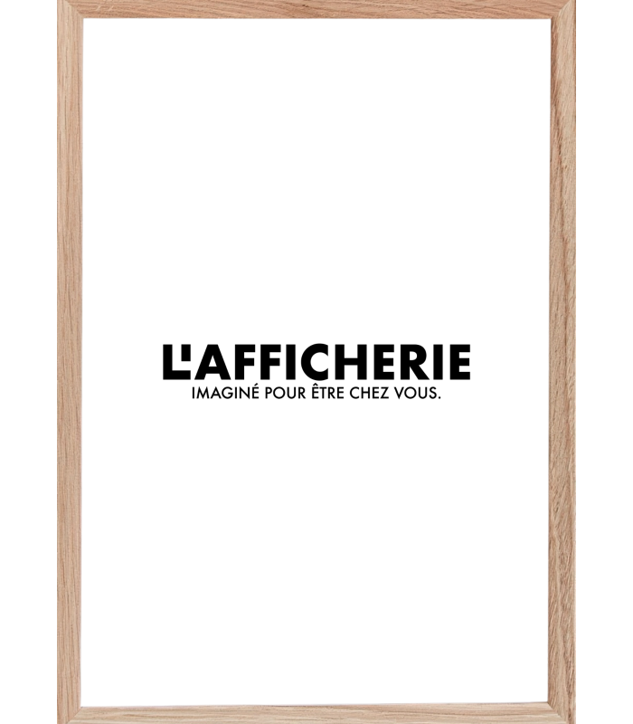 Cadre Poster Bois, pour affiches décoratives |  L’Afficherie
