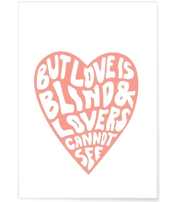 Affiche Amour aveugle