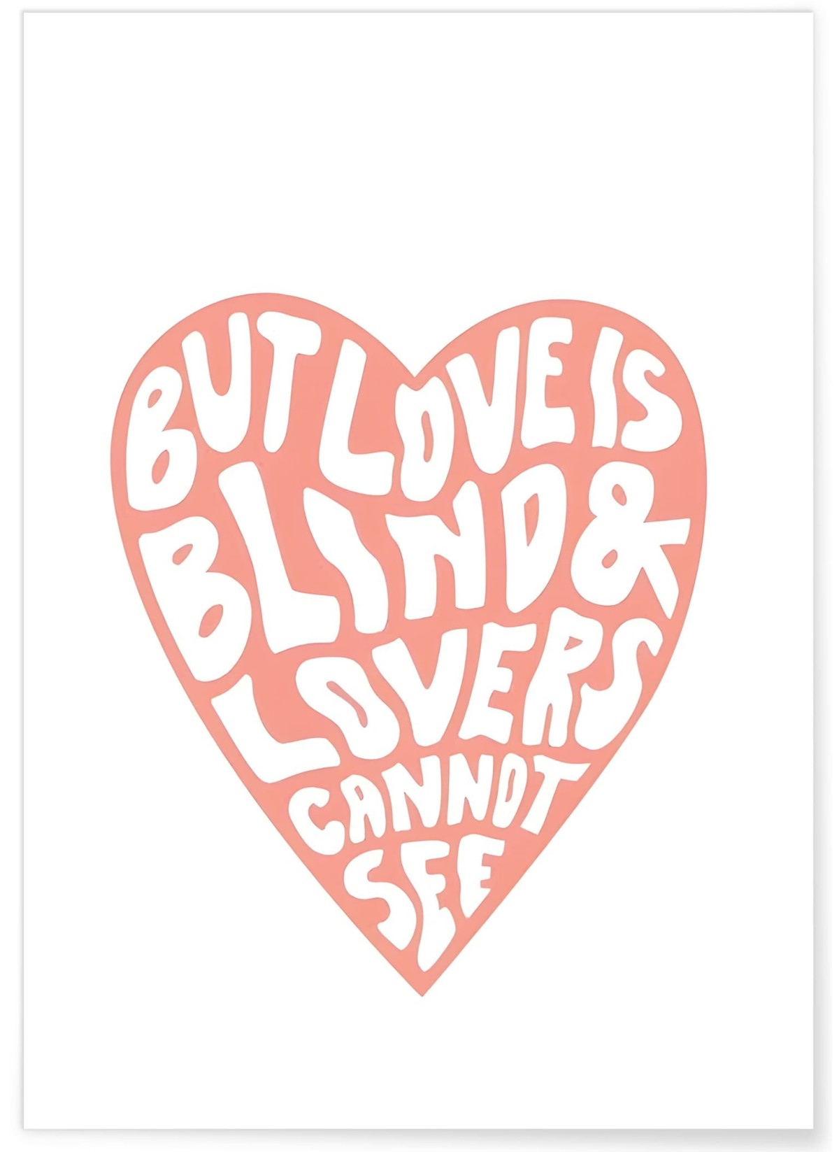 Affiche Amour aveugle