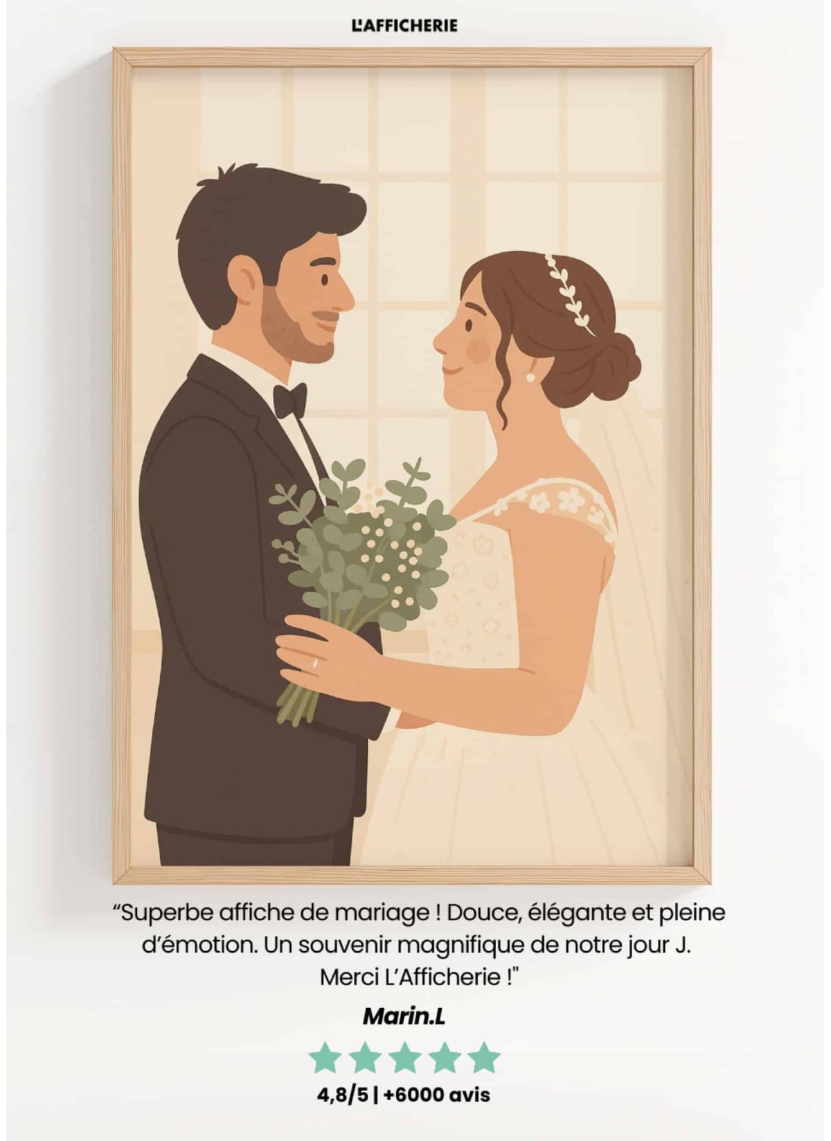 Affiche Personnalisée Illustration minimaliste