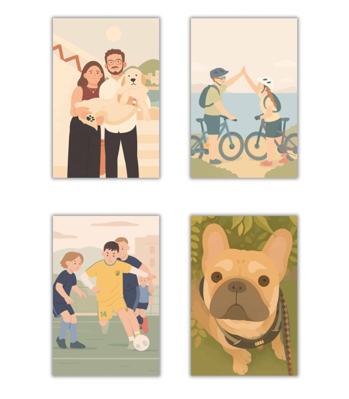Affiche Personnalisée Illustration minimaliste