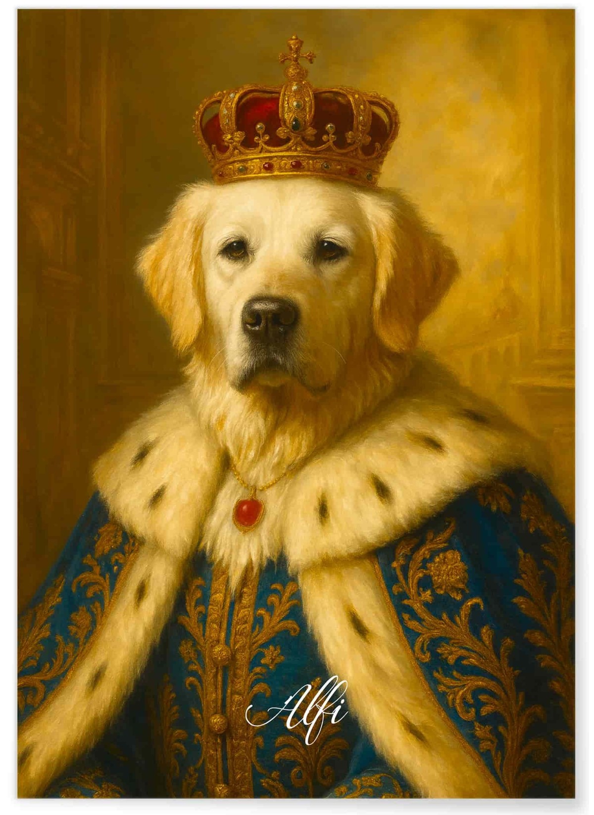 Affiche à personnaliser Portrait Royal | L'AFFICHERIE
