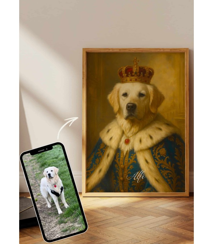 Affiche à personnaliser Portrait Royal | L'AFFICHERIE
