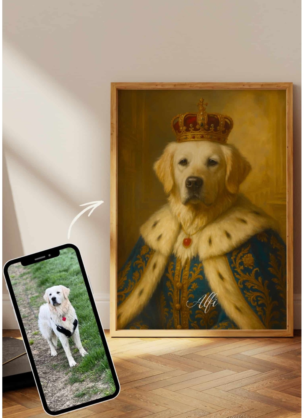 Affiche à personnaliser Portrait Royal | L'AFFICHERIE