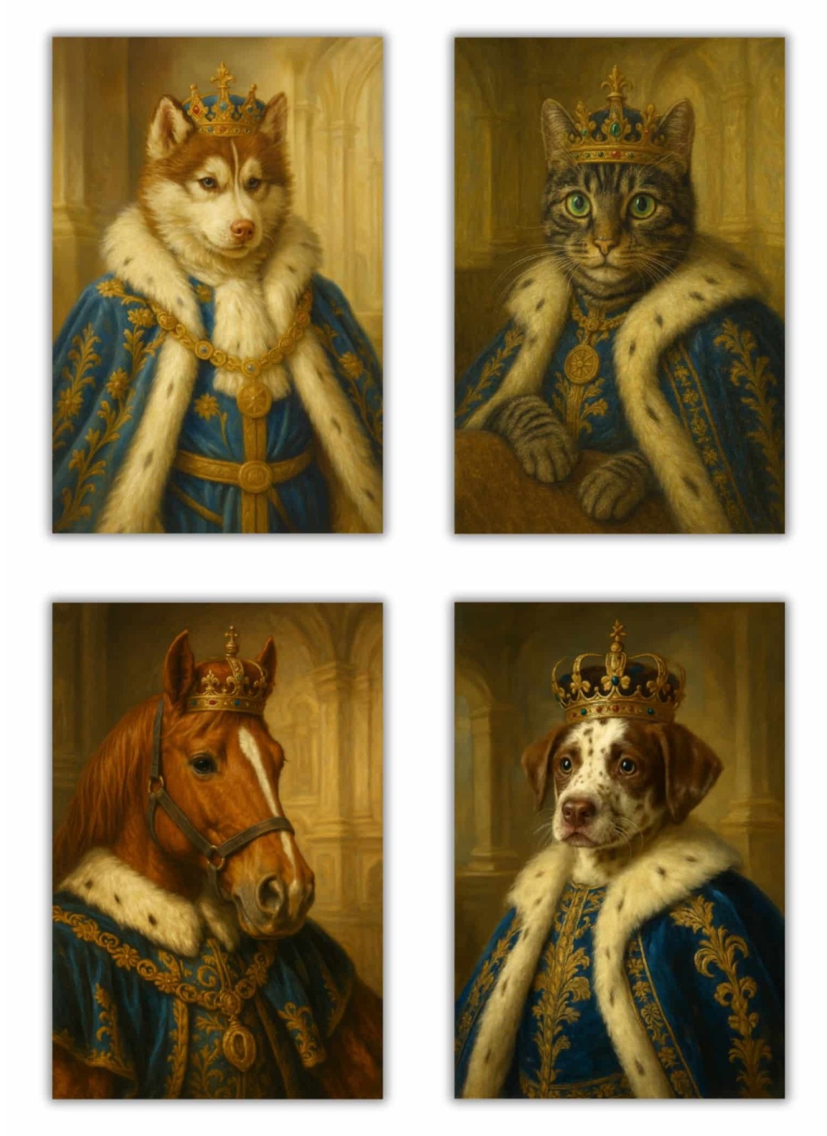 Affiche à personnaliser Portrait Royal | L'AFFICHERIE