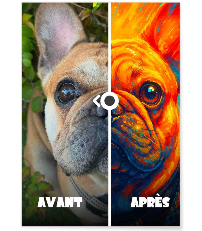 Affiche Portrait d'animaux style pop art | L'AFFICHERIE