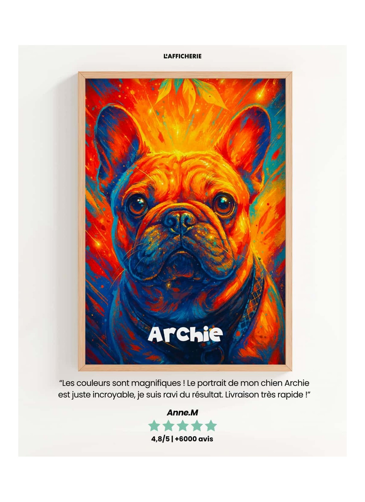 Affiche Portrait d'animaux style pop art | L'AFFICHERIE