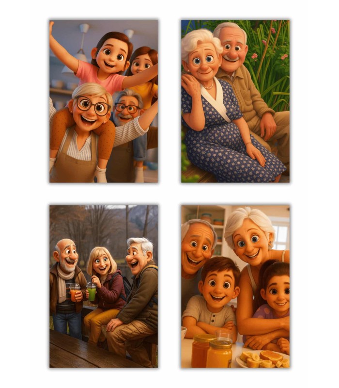 Portrait Style Film d'Animation ┃Grands-parents