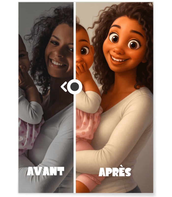 Portrait Style Film d'Animation ┃Maman | L'AFFICHERIE