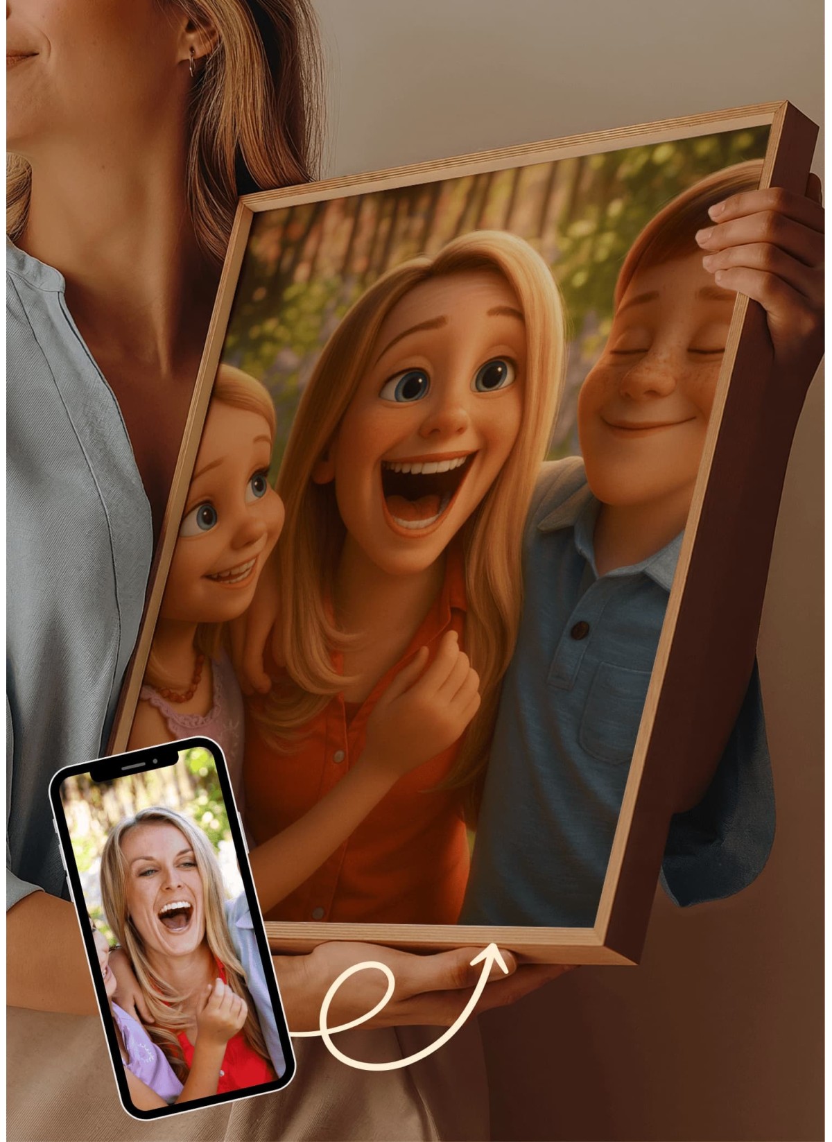 Portrait Style Film d'Animation ┃Maman