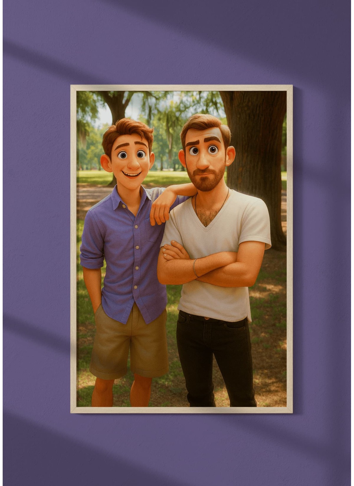 Portrait Style Film d'Animation ┃Frère et soeur | L'AFFICHERIE