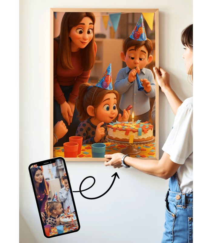 Portrait Style Film d'Animation ┃Enfant | L'AFFICHERIE