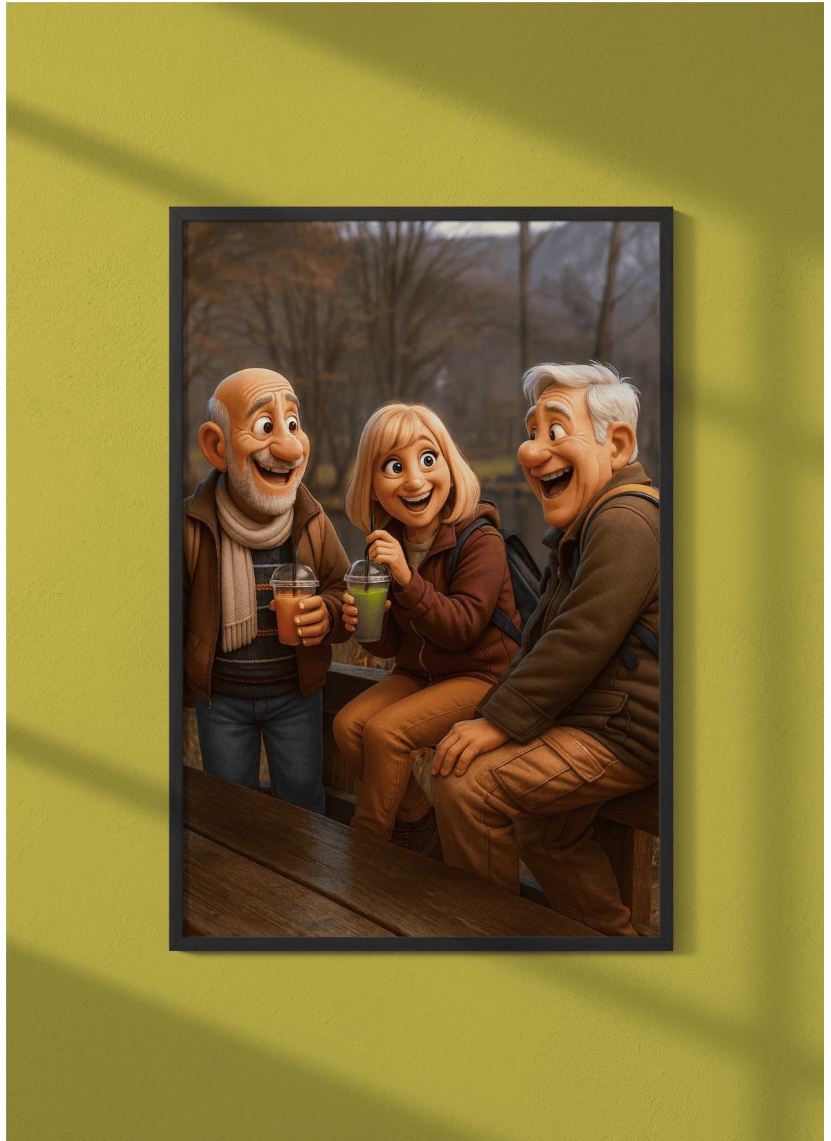 Portrait Style Film d'Animation ┃Amis | L'AFFICHERIE