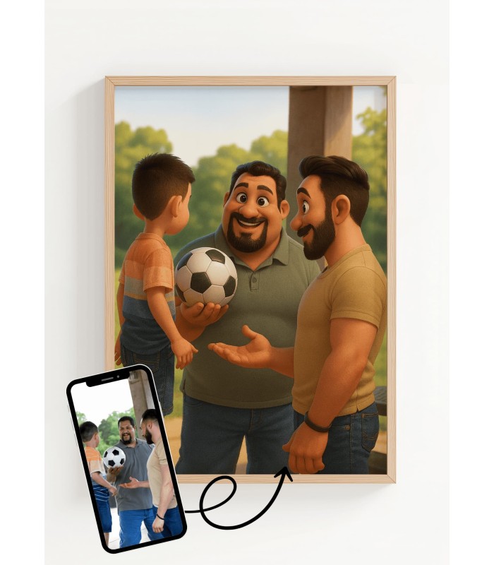 Portrait Style Film d'Animation ┃Oncle et tante | L'AFFICHERIE